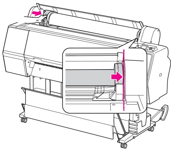 EPSON STYLUS PRO 7900 - Pour déverrouiller le support de l'adaptateur, appuyez fermement sur le support. Déplacez-le ensuite vers la gauche à l'aide de la poignée. - 10