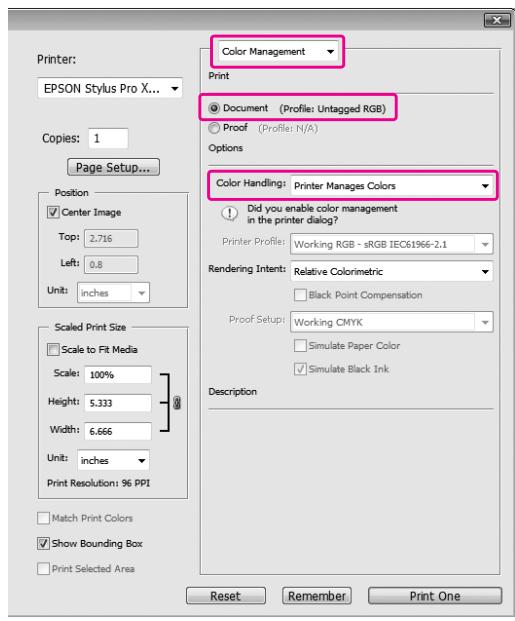 EPSON STYLUS PRO 7900 - Remarque : - 1