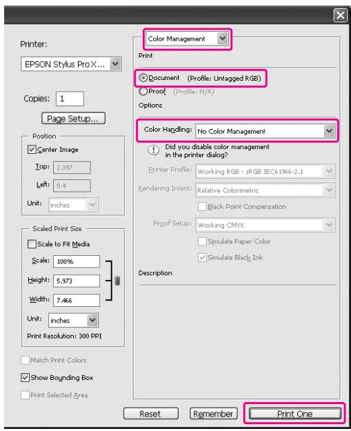 EPSON STYLUS PRO 7900 - Utilisation d'Adobe Photoshop CS3 - 3