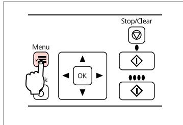 graph TD A["Menu"] --> B["OK"] B --> C["Stop/Clear"] C --> D["✓"] C --> E["◇"] C --> F["..."] C --> G["◇"]
