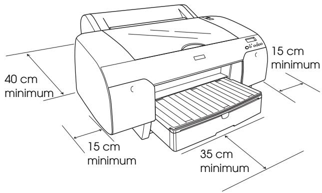 EPSON STYLUS PRO 4880 - Lors du besoin d'un emplacement pour l'imprimante - 1