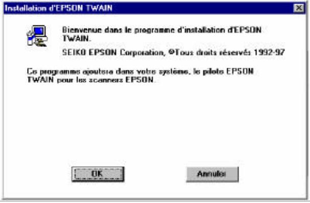 EPSON FILMSCAN 200 - Installation du logiciel sous Windows 3.1x ou NT 3.5x - 1