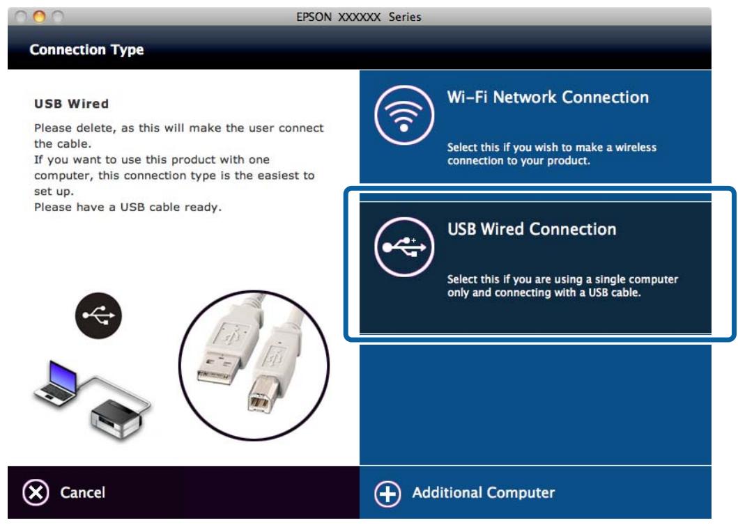 EPSON EXPRESSION HOME XP-435 - Configuration d'une connexion USB à partir du site Web - 2