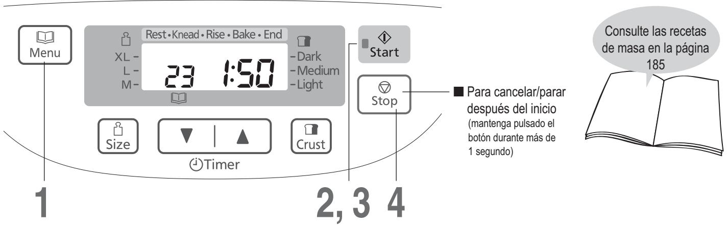 PANASONIC SD-2500 - Hacer masa para brioche - 1