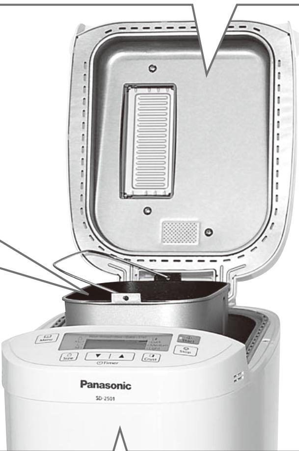 PANASONIC SD-2501WXE - Dampfabzugsöffnung - 2