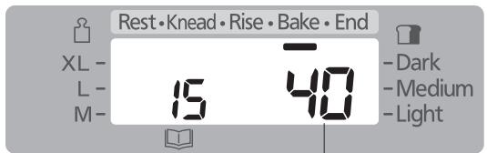 Rest • Knead • Rise • Bake • End XL - L- M- 15 40 - Dark - Medium - Light