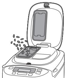 PANASONIC SD-2501WXE - Droge ingredienten, onoplosbare ingredienten - 1