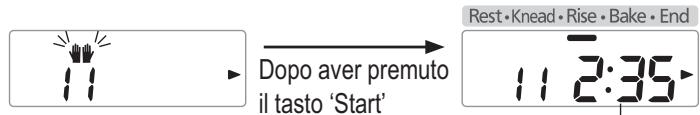 PANASONIC SD-2501WXE - Aggiungere ulteriore burro dopo il segnale acustico, quindi premere di nuovo il tasto 'Start' (Avvio) - 1
