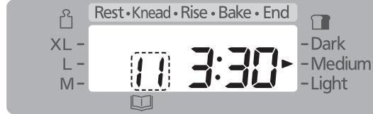 Rest • Knead • Rise • Bake • End XL - L - M - 11 3:30 -Dark -Medium -Light