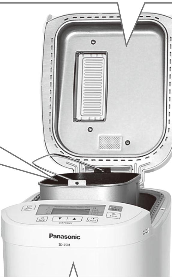 PANASONIC SD-2501WXE - Cucchiaio e bicchiere dosatore - 3