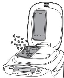 PANASONIC SD 2501 - Trockene Zutaten, unlösliche Zutaten - 1