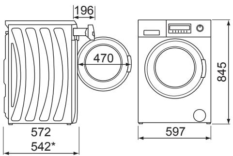 196 470 572 542* 845 597