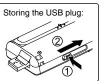 PANASONIC RR-XS420E - Take out the USB plug. - 2