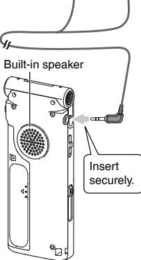 PANASONIC RR-XS420E - Adjusting the volume: - 1
