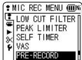 PANASONIC RR-XS420E - To set the past recording to ON: - 1