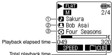 PANASONIC RR-XS420E - Select the file and press [OK]. - 1