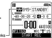 PANASONIC RR-XS420E - Adjusting the recording level manually - 1