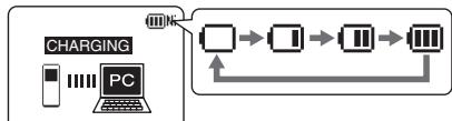 PANASONIC RR-XS420E - Inserting the battery/Charging - 2