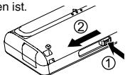 PANASONIC RR-XS420E - Aufladen der Batterie - 1