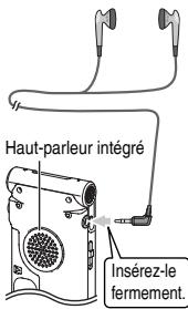 PANASONIC RR-XS420E - Écouter des données audio avec les écouteurs - 1