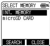 PANASONIC RR-XS420E - File search - 1