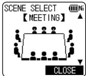 PANASONIC RR-XS420E - Selecting the recording scene - 1