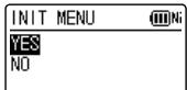 PANASONIC RR-XS420E - INIT MENU - 1
