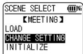 PANASONIC RR-XS420E - Changing recording scene settings - 2
