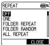 PANASONIC RR-XS410E-W - Repeat play (REPEAT) - 1