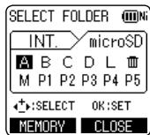 PANASONIC RR-XS410E-W - Press [F2 (FOLDER)]. - 4
