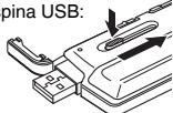 PANASONIC RR-XS410E-W - Caricamento della batteria - 2