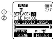 PANASONIC RR-XS410E-W - Returning files in the recycle bin to the original folder - 1