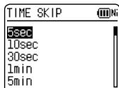 PANASONIC RR-XS410E-W - Press +,- to select the time and press [OK] to enter. - 1