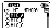 PANASONIC RR-XS410E-W - Selecting the folder or file in the list screen - 2