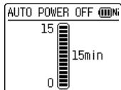 PANASONIC RR-XS410E-W - AUTO POWER OFF - 1