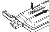 PANASONIC RR-XS410E-W - Take out the unit's USB plug. - 2