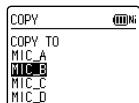 PANASONIC RR-XS410E-W - Copying file - 2
