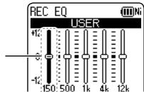 PANASONIC RR-XS410E-W - Setting when selecting "USER": - 1