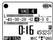 PANASONIC RR-XS410E-W - Preventing unnecessary recording (VAS) - 2