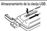PANASONIC RR-XS410E-W - Saque la clavija USB. - 2