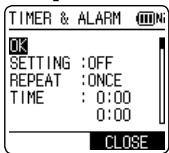 PANASONIC RR-XS410E-W - Using the timer - 2