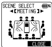 PANASONIC RR-XS410E-W - Selecting the recording scene - 1