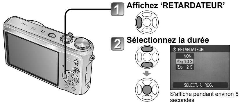 PANASONIC LUMIX DMC-TZ7 - Photographier avec le retardateur - 1