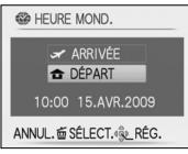 PANASONIC LUMIX DMC-TZ7 - (Enregistrer l'heure locale de la destination outre-mer) - 2