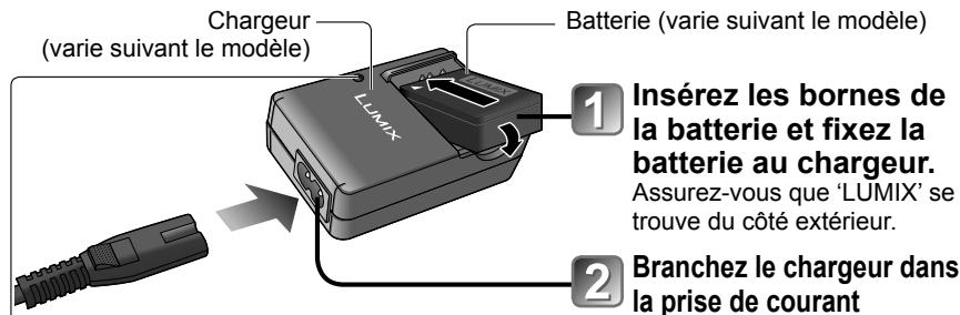 PANASONIC LUMIX DMC-TZ7 - À propos des batteries utilisables sur cet appareil (à partir de février 2009) - 1