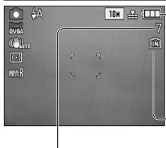 PANASONIC LUMIX DMC-TZ7 - Charge restante de la batterie et capacité de mémoire - 1