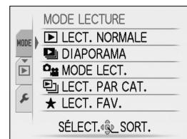PANASONIC LUMIX DMC-TZ7 - Sélectionnez le mode de lecture dans mode (menu de sélection mode lecture) - 2