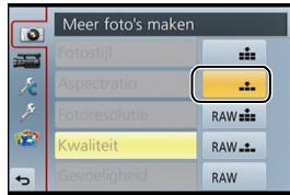 PANASONIC DMCGF6EG - ■ Schakelen naar andere menu's - 2