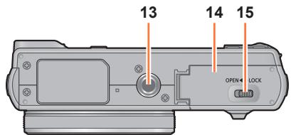 PANASONIC LUMIX DMC-TZ60 - Nomenclature et fonctions des principaux composants - 3