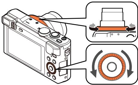 PANASONIC LUMIX DMC-TZ60 - Tournez la bague de commande ou la molette de contrôle pour régler le flou artistique en arrière-plan - 1